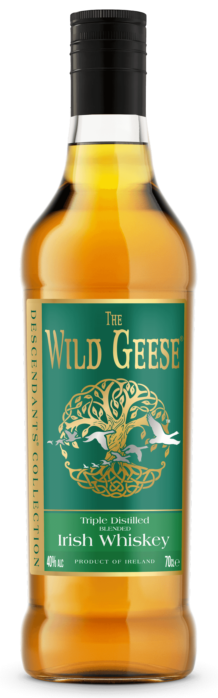 The Wild Geese® Descendants Triple Distilled Blended Irish Whiskey