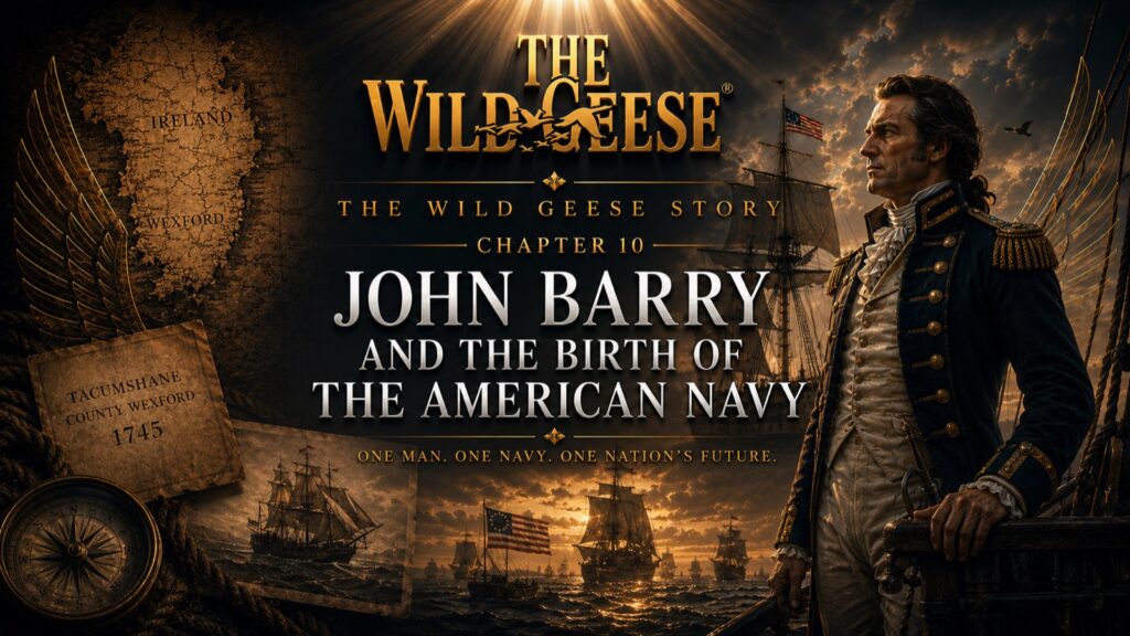 The Wild Geese Story, Chapter 10: John Barry and the Birth of the American Navy — One Man. One Navy. One Nation's Future.