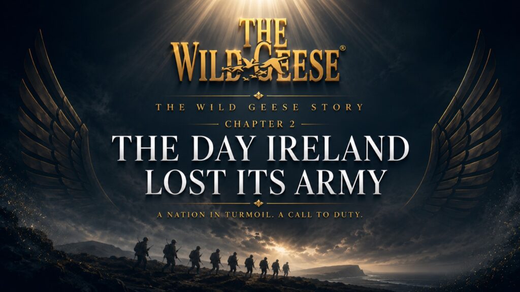 The Wild Geese Story, Chapter 2: The Day Ireland Lost Its Army — A Nation in Turmoil. A Call to Duty.