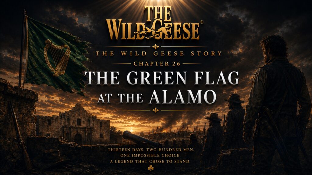 The Wild Geese Story, Chapter 26: The Green Flag at the Alamo